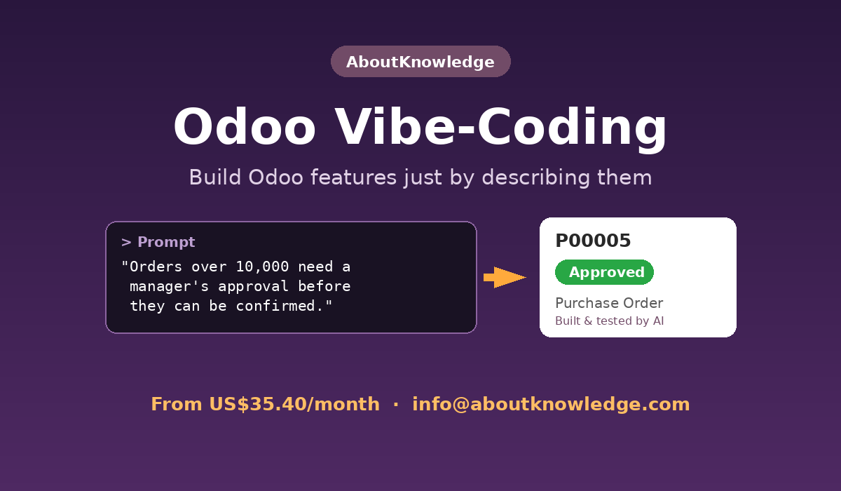 Odoo Vibe-Coding by AboutKnowledge