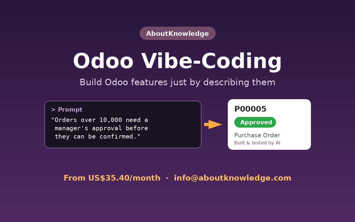 Odoo Vibe-Coding by AboutKnowledge
